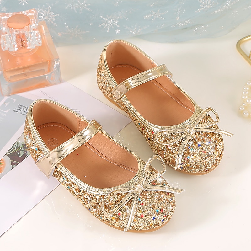 Mädchen Flache Schuhe Täglich Schuhe für das Blumenmädchen Prinzessin Schuhe Schulschuhe Glanz Tragbar Federung Atmungsaktivität Prinzessin Schuhe Kleine Kinder (4-7 Jahre) Kleinkinder (2–4 J.) 2025 - $42.99 –P8