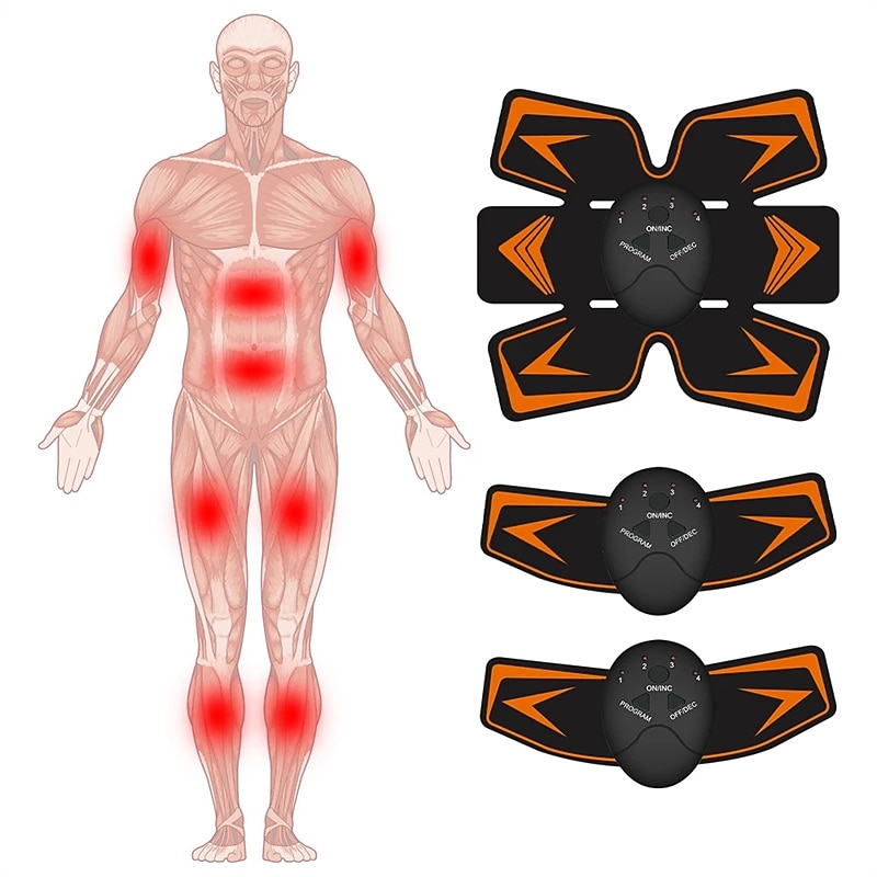 EMS Abdominal Muscles Training Stickers Electric Abdominal Stimulator Fitness Body Slimming Massager Weight Loss For Men Women Valentine's Day Gift 2026 - $24.99 –P5