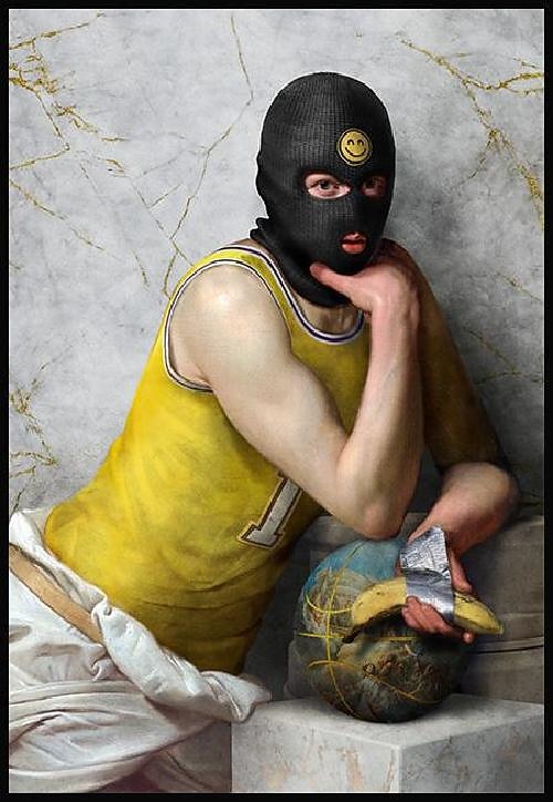 cartazes de pintura em tela vintage artista mascarado criss bellini impressão obras de arte para casa parede sala de estar decoração imagem cuadros de 2026 por $15.99 –P13