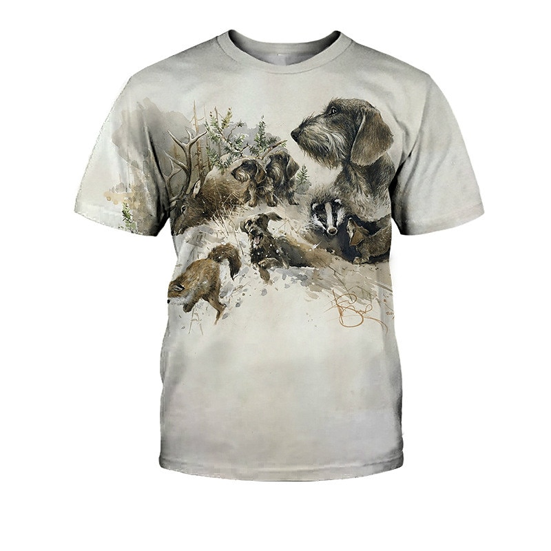 Con animale Cane Bassotto Maglietta Manga 3D Grafica Per Da coppia Per uomo Per donna Per adulto Mascherata Stampa 3D Casual / quotidiano del 2025 a $16.49 –P8