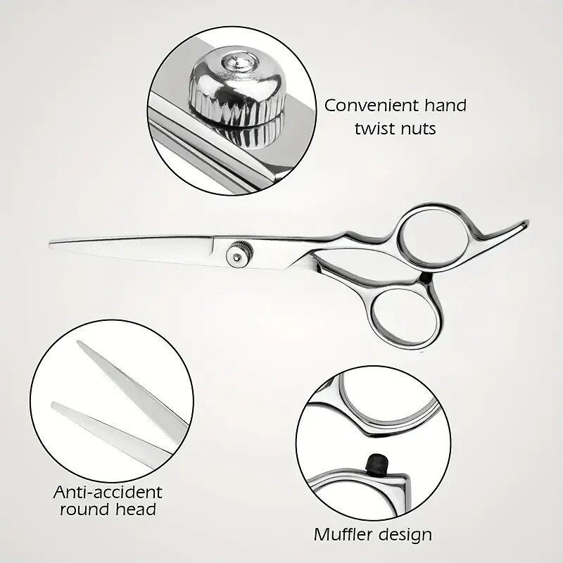 haarknipscharen kits 10-delige roestvrijstalen kappersschaar set professionele nagelschaar voor kapper thuisgebruik 2026 - $25.99 –P2