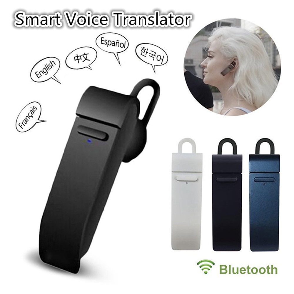 PEIKO Language Transaltor Smart Earbud Supports 32 Language &amp; 44 Accent Online Real Time Voice Transaltor Supports 11 Offline Voice Translation Language,with BT Connection Single Earphone 2025 - $29.99 –P1
