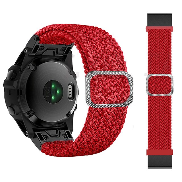 Bracelet nylon tressé 22mm 26mm pour Garmin Fenix 7 7X 6 6X Pro Epix Pro 47mm 51mm Instinct 2X Approach S70 S62 S60 Forerunner 955 945 Marq de 2025 ? $21.99 –P9