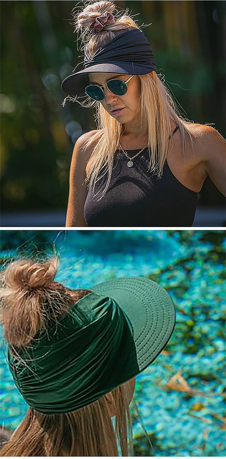 Spring And Summer New Hat Female Sun Visor Baseball Cap Female Anti-ultraviolet Personality Adult Empty Top Hat 2025 - $20.99 –P7