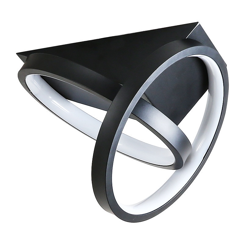 Φωτιστικό οροφής led 1 φωτιστικό 22cm σχέδιο δακτυλίου χωνευτό φωτιστικό οροφής μεταλλικό φωτιστικό οροφής για διάδρομο μπαρ βεράντας δημιουργικά φωτιστικά σοφίτας μπαλκονιού ζεστό λευκό/λευκό 2026 - $86.99 –P5