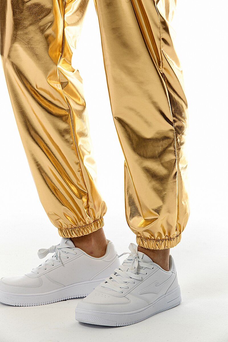 Herren Jogginghose Jogger Hose Hosen Freizeithose Paillettenhose Elastische Taille Elastischer Ärmelbund Einfarbig Windundurchlässig Atmungsaktiv In voller Länge Casual Ausgehkleidung Athleisure 2025 - $32.99 –P5