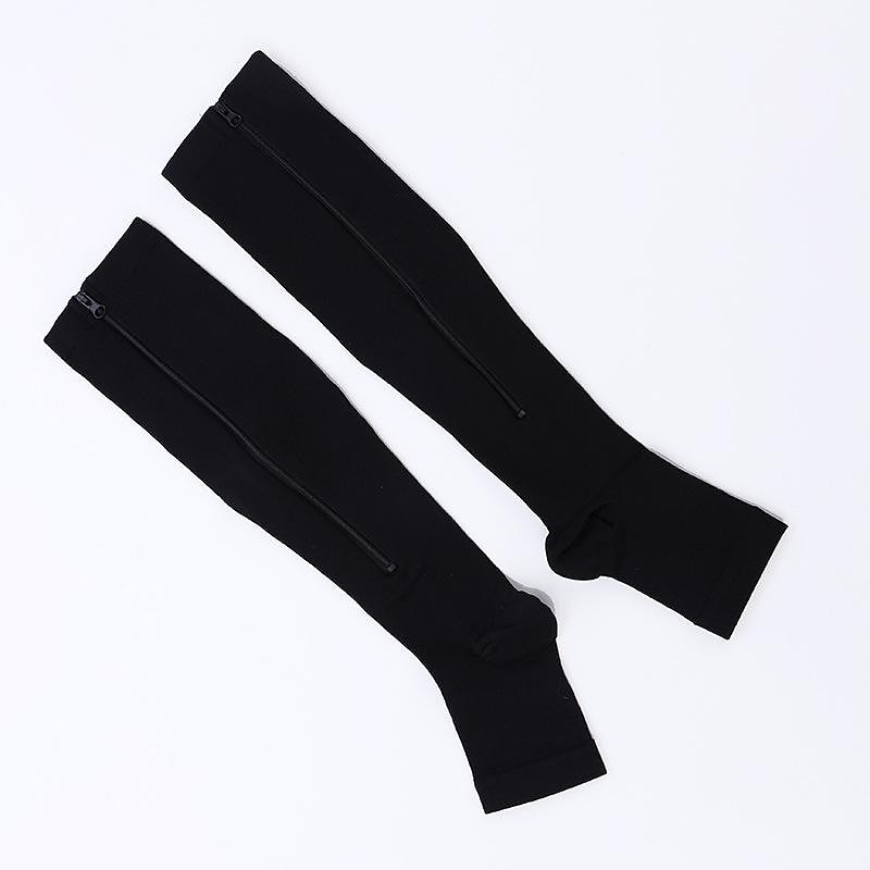 Zipper Compression Socks Open Toe Toeless Compression Socks for Women and Men(1 Pair) 2024 - $5.99 –P13