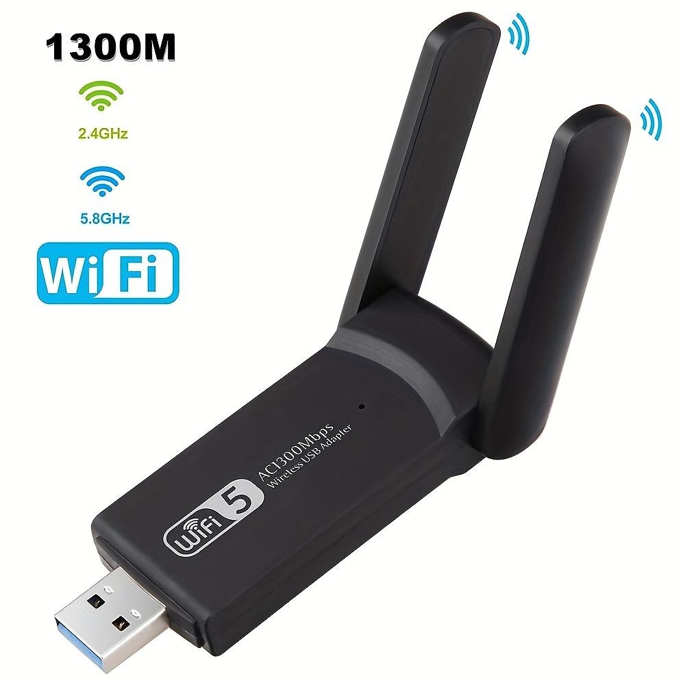 2.4G 5G 1300Mbps Usb Wireless Network Card Dongle Antenna AP Wifi Adapter Dual Band Wi-Fi Usb 3.0 Lan Ethernet 1200M 2025 - $19.99 –P1