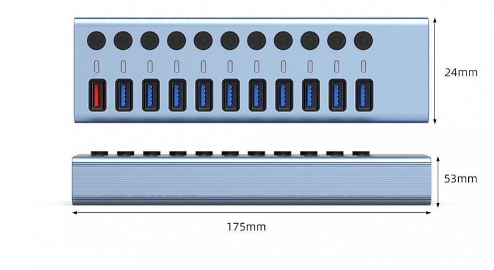 USB 3.0 HUB USB Splitter Multi Usb 3 0 Hub Several Ports With Switch Power Supply Adapter Multiple Usb 3.0 Extender Hub For Pc 2025 - $57.99 –P14