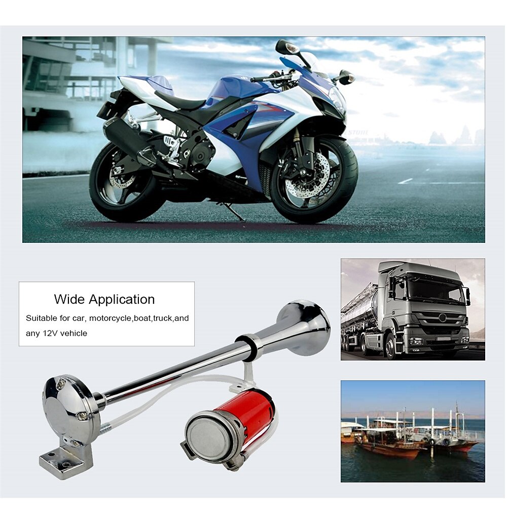 StarFire Car Truck Horn Train Air Horn 150DB Loud Universal Electric Dual Trumpet Air Horns Kit For Any 12V/24V Cars Trucks Trains Lorry Boat Ship Van 2025 - $71.99 –P8
