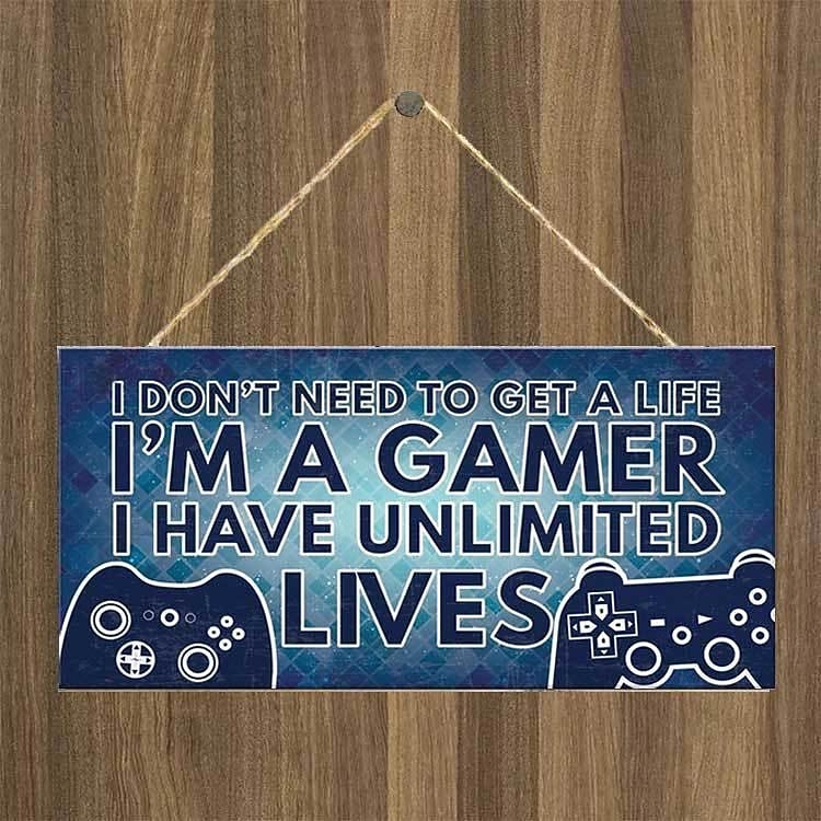 1 шт. настенная подвеска для игр, табличка с игровым рисунком, аксессуары для декора, для зоомагазина, кафе, декор комнаты, предметы домашнего обихода 4 ''x 8'' (10 см x 20 см) 2025 - $7.99 –P3