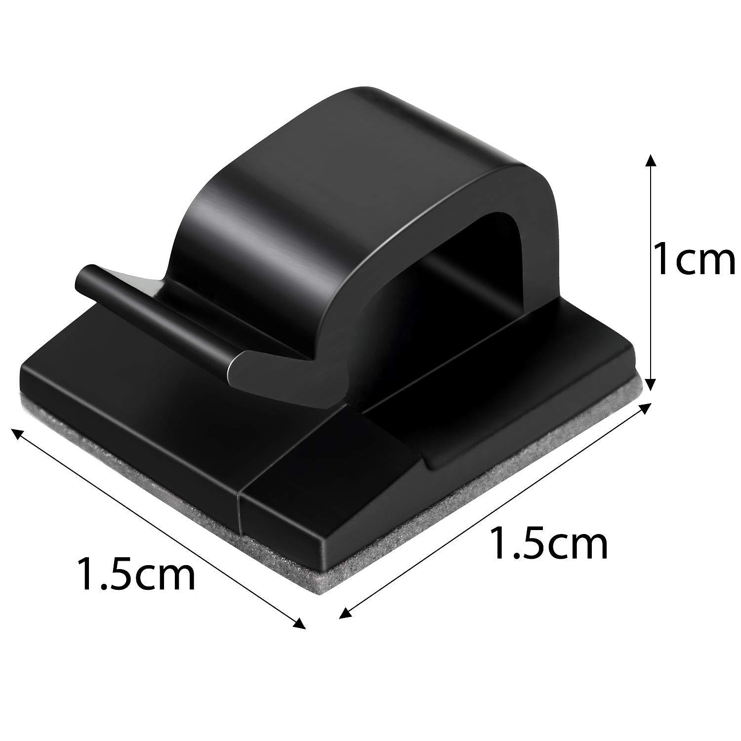 50 PCS Adhesive Cable Clips Upgraded Wall Wire Clips for Cable Management Strong Cord Clips Wire Holders for The Wall Under Desk 2025 - $12.99 –P6
