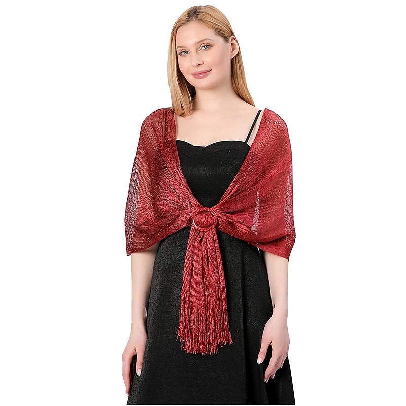 Women's Shrug Elegant Shrugs Vintage Style Solid Color Open Front Half Sleeve Knit Formal Party Work Silver Light Pink Summer Spring 2025 - $27.99 –P6
