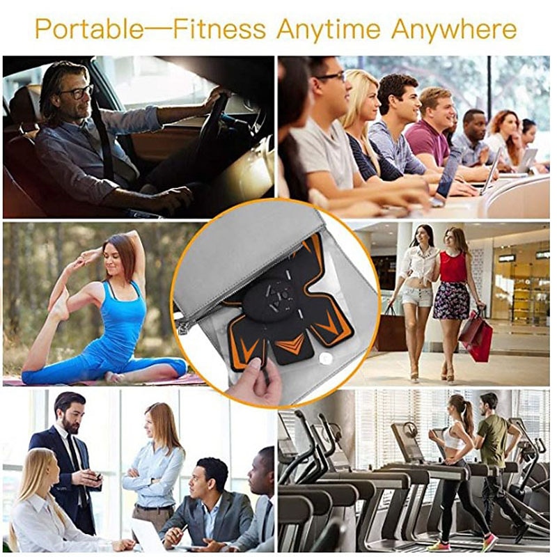 EMS Abdominal Muscles Training Stickers Electric Abdominal Stimulator Fitness Body Slimming Massager Weight Loss For Men Women Valentine's Day Gift 2026 - $24.99 –P10