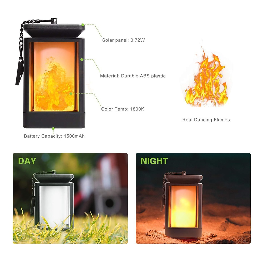 Waterproof Solar Garden Light Flame Torch Flickering Lamp Outdoor Lantern Landscape Yard Path Decorate Atmosphere Lighting 2026 - $31.99 –P12