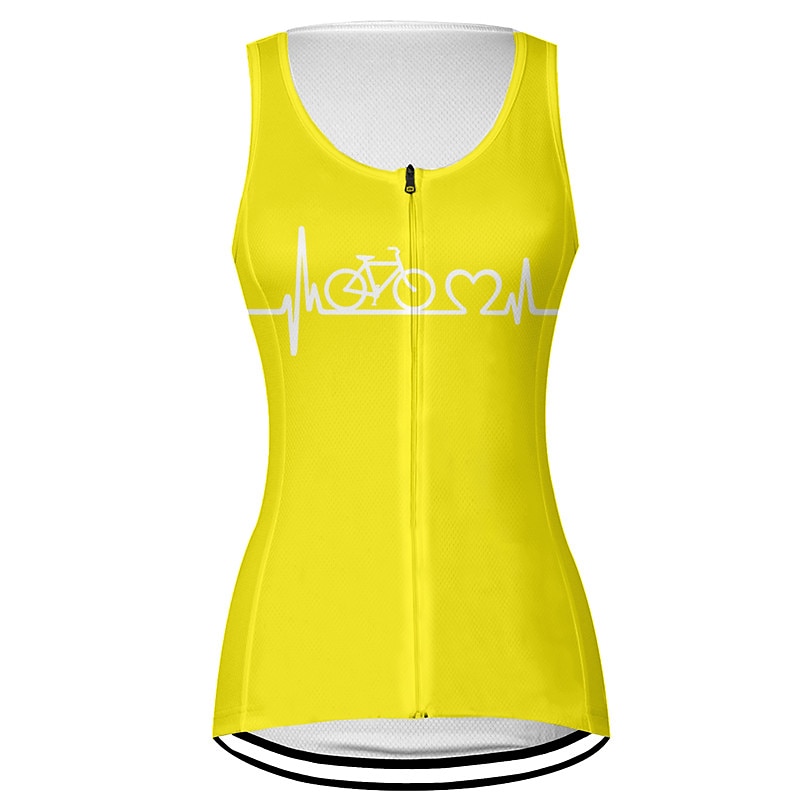 Femme Gilet Velo Cyclisme Maillot Velo Cyclisme Sans Manches Cyclisme Gilet / Gilet Top avec 3 poches arrière VTT Vélo tout terrain Vélo Route Respirable Séchage rapide Evacuation de l'humidité Poche de 2025 ? $20.79 –P6