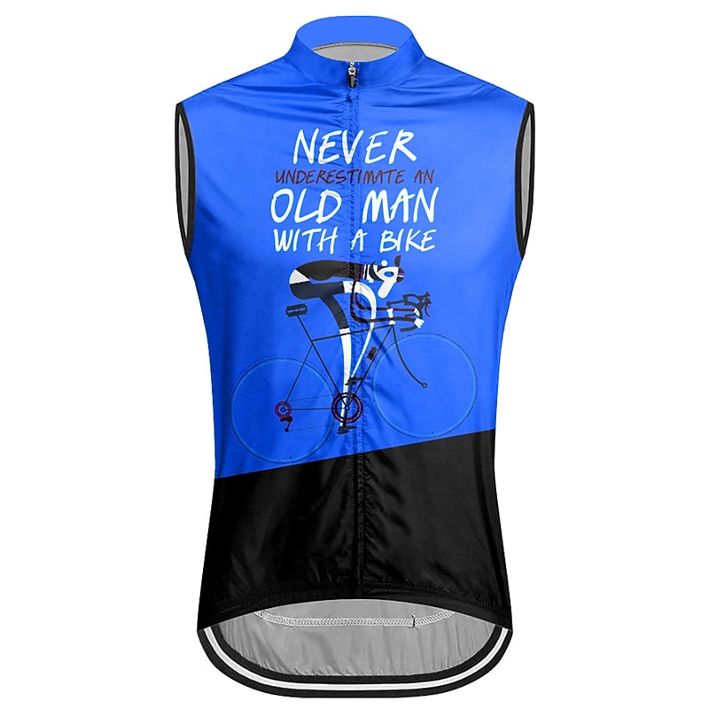 Per uomo Gilet da ciclismo Maglia da Ciclismo Grafico Lettere & Numeri Divertente Senza Maniche Bicicletta Gilet / Panciotto Top con 3 tasche posteriori Mountain Bike MTB Ciclismo su strada del 2025 a $26.99 –P8
