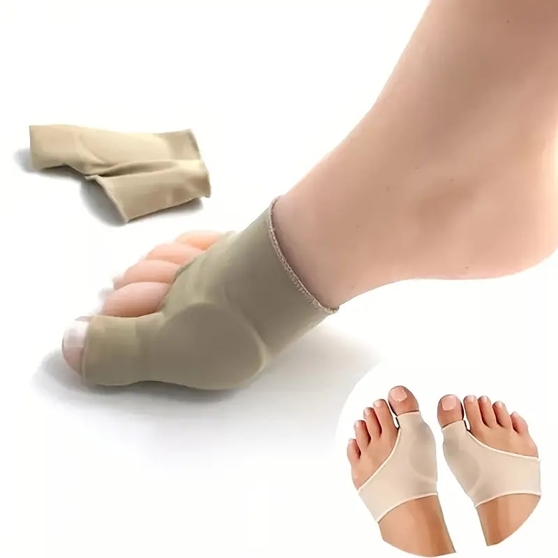 2 séparateurs d'orteils en silicone souple pour hallux valgus (convient pour une utilisation nocturne et domestique et remplacez-les régulièrement) de 2025 ? $8.99 –P3