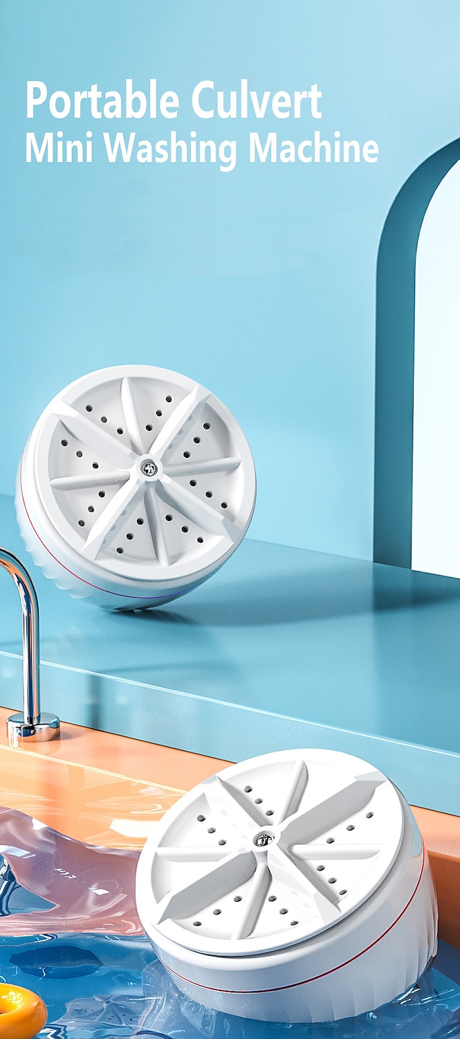 mini wasmachine usb roterende turbine draagbare wasmachine sokken ondergoed wasmachine 2025 - $15.99 –P1