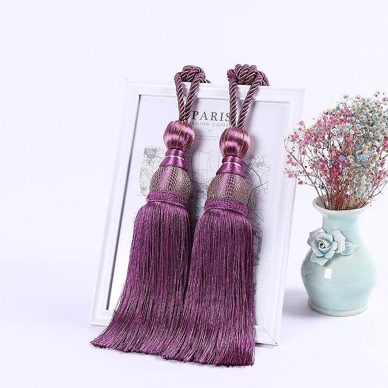 fermacravatta per tende in corda fermacravatte con frange per tende fermacravatte tende per finestre forniture per tende accessori per stanze in corda del 2025 a $16.99 –P19