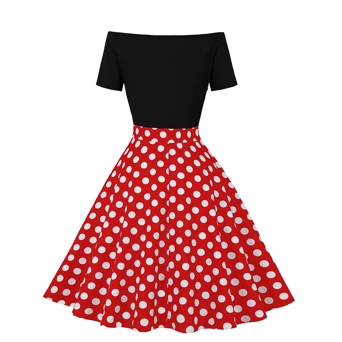 off the shoulder rockabilly dress Lily Off Shoulder Rockabilly Circle Dress