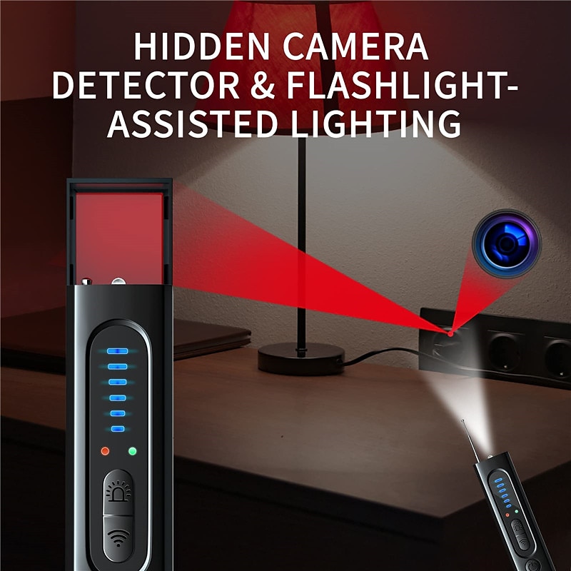 camera detectoren verborgen apparaten detectoren anti-spy camera bug rf afluisterapparaat auto gps tracker detector draadloze signaal scanner infraroodzoeker voor kantoor aan huis hotel badkamer, 2025 - $38.99 –P5