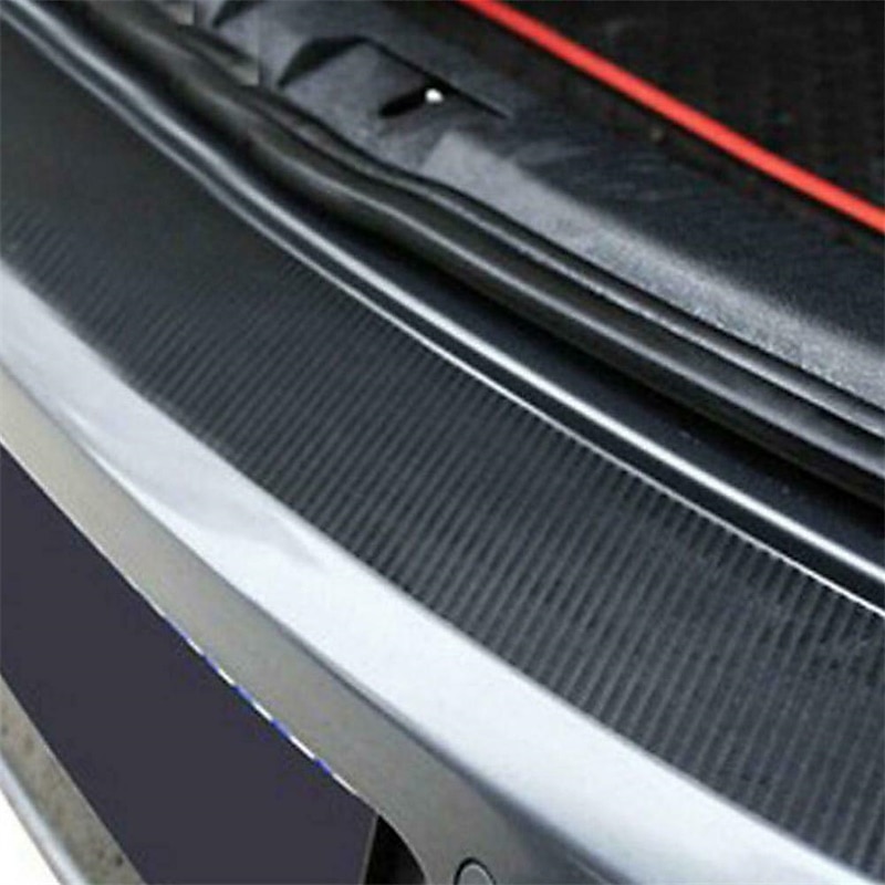 starfire 90cm car rear trunk bumper carbon fiber sticker anti-scratch anti-collision protection cover strip trunk sill guard decal 2025 - $7.99 –P6