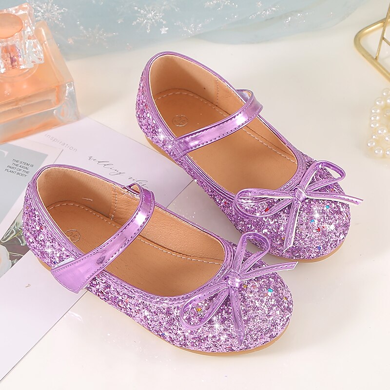 Mädchen Flache Schuhe Täglich Schuhe für das Blumenmädchen Prinzessin Schuhe Schulschuhe Glanz Tragbar Federung Atmungsaktivität Prinzessin Schuhe Kleine Kinder (4-7 Jahre) Kleinkinder (2–4 J.) 2025 - $42.99 –P5
