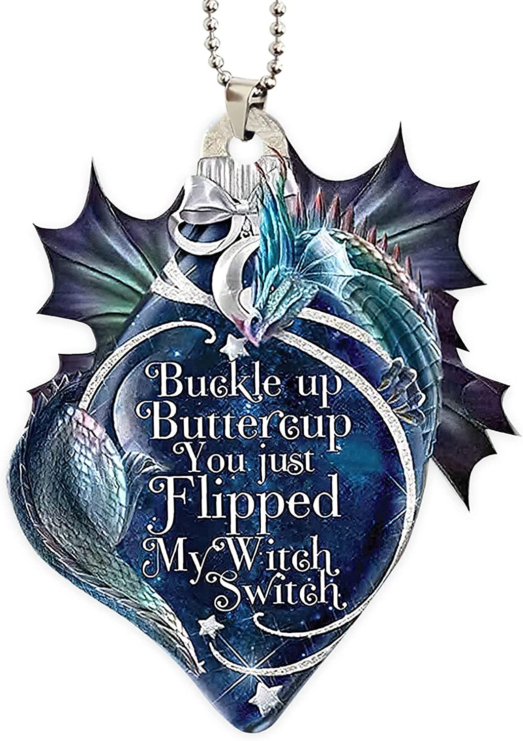 StarFire New Arrival Blue Moon With Dragon Lover Car Hanging Ornament Holiday Decoration Home Decoration Hanging Ornament 2025 - $11.99 –P4