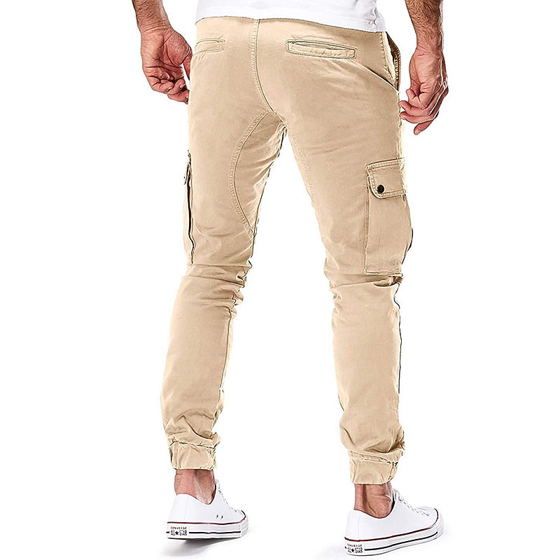 Per uomo Pantaloni Cargo Tasca Semplice Comodità Traspirante All'aperto Quotidiano Casual Nero Verde militare del 2026 a $22.99 –P7