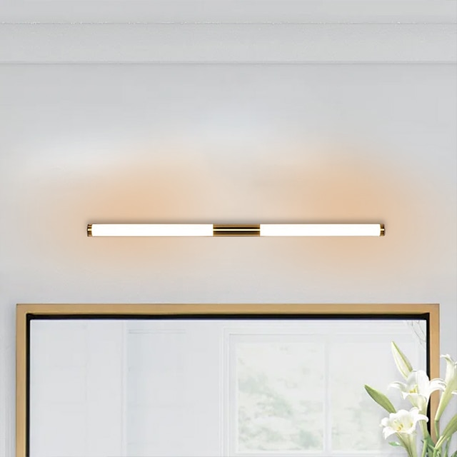 LED Vanity Light Waterproof IP20 23.6" Mirror Light Modern White Minimalist Bathroom Light Fixture Aluminum Iron Bathroom Wall Sconce Wall Mount Lighting Fixture 2025 - $82.99 –P10
