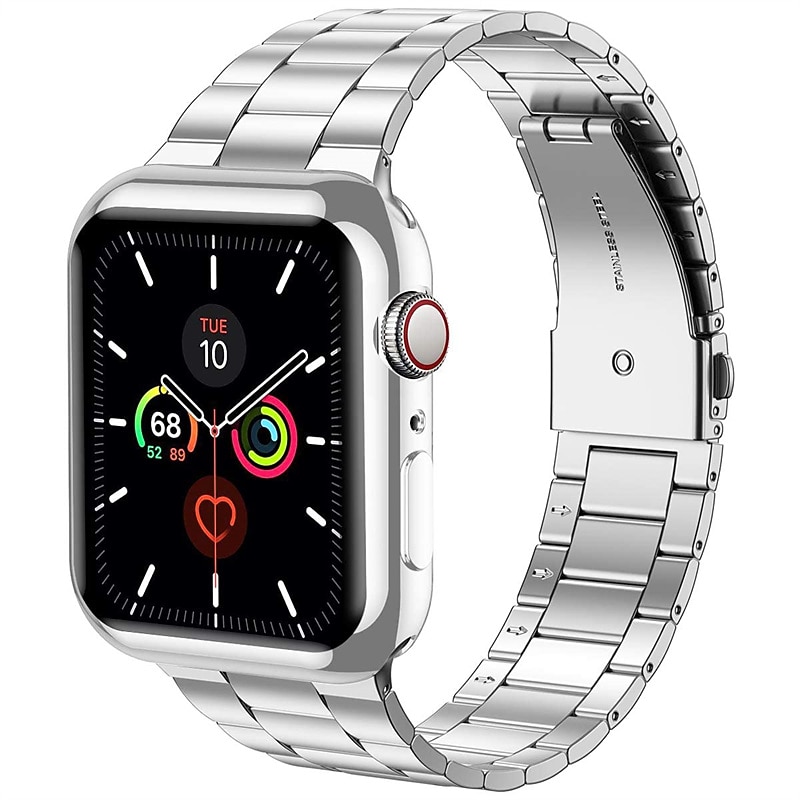 Kompatibilis valamivel Apple Watch óraszíj 38mm 40mm 41mm 42mm 44mm 45mm 49mm Case-szal Ütésálló Rozsdamentes acél Csere óraszíj mert iwatch Ultra 2 Series 9 8 7 SE 6 5 4 3 2 1 2026 - $17.99 –P7