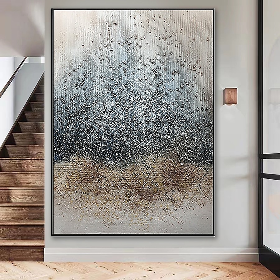 Large Oil Painting 100% Handmade Hand Painted Wall Art On Canvas Grey Modern Abstract Classic Home Decoration Decor Rolled Canvas No Frame Unstretched 2025 - $65.99 –P5