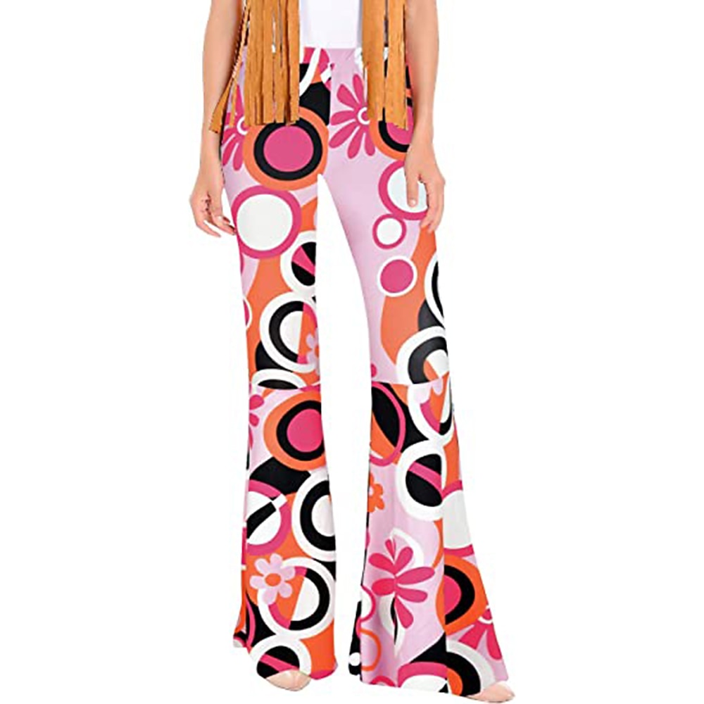 Retrò Vintage Boho Anni '70 Pantaloni Pantaloni a zampa d'elefante Pantaloni a gamba larga Hippie Costume Per donna Parata dell'Orgoglio Mese dell'orgoglio Adulti Pantaloni del 2026 a $21.99 –P7