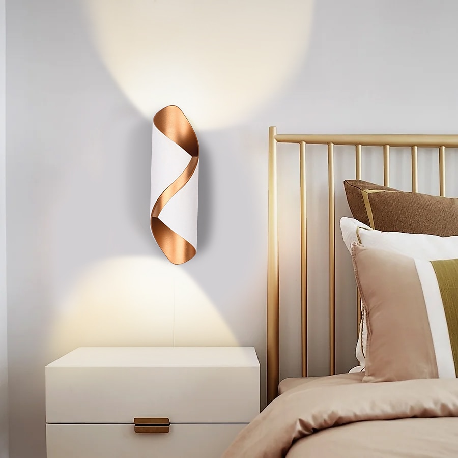 مصباح حائط LED خارجي 10 وات 800 لومن ألومنيوم خارجي IP65 مقاوم للماء مصباح غسالة حائط الحديقة ، شمعدان حائط ديكور للشرفة ac85-265v 3000k 6000k أسود / أبيض 2025 - $49.99 –P15