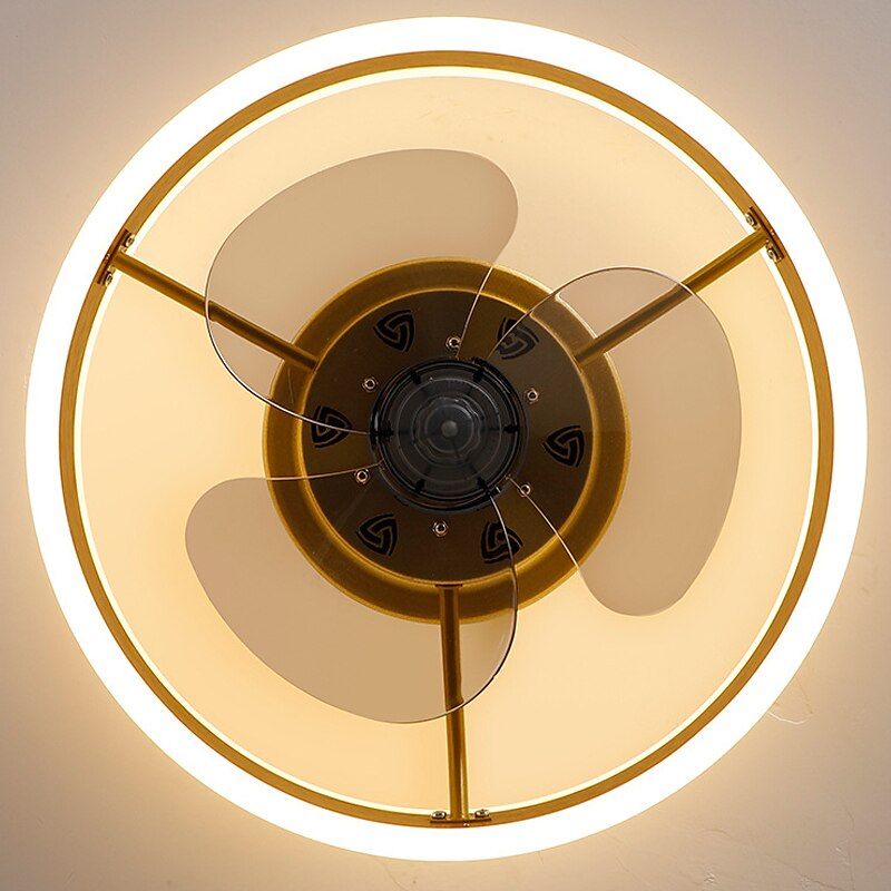 Ceiling Fans with Lights Flush Mount Low Profile Indoor Ceiling Fan,18.7" Dimmable Bladeless Ceiling Fans with Remote Control,Smart 3 Colors 6 Speeds Reversible 2025 - $215.89 –P14