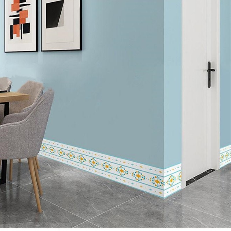 cool tapety geometrická tapeta hranice pasu nástěnná malba sloupnout a nalepit samolepicí PVC/vinyl moderní samolepka na stěnu do pokoje 12x500cm/4.72''x196.8'' 2025 - $11.49 –P7