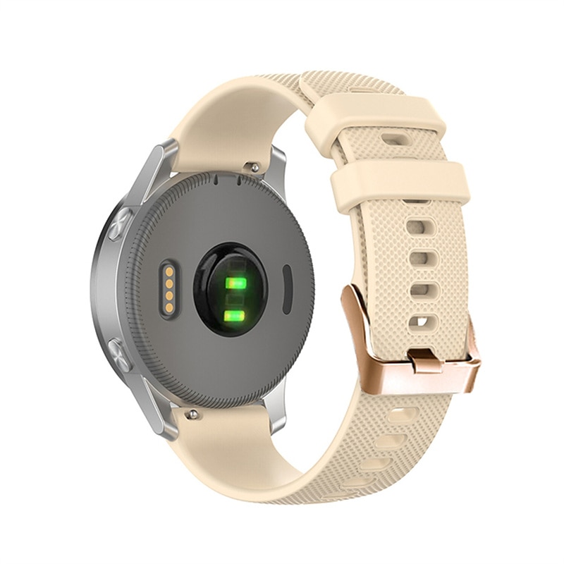 Bracelet silicone étanche 18mm 20mm pour Garmin Forerunner 265S 255S Active 5 Venu 3S 2S Sq 2 Plus Vivoactive 4S 3 Vivomove Sport, réglable de 2025 ? NZ $19.89 –P9