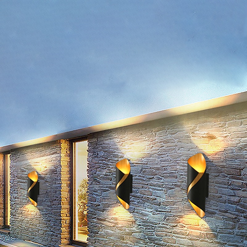 مصباح حائط LED خارجي 10 وات 800 لومن ألومنيوم خارجي IP65 مقاوم للماء مصباح غسالة حائط الحديقة ، شمعدان حائط ديكور للشرفة ac85-265v 3000k 6000k أسود / أبيض 2025 - $49.99 –P8