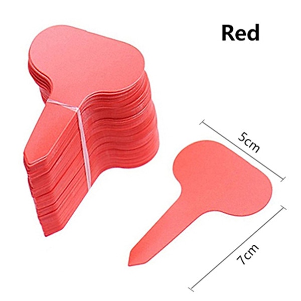 100pcs Garden Labels Plant Classification Sorting Sign Tag Ticket Plastic Writing Plate Board Plug In Card Colorful 2025 - $10.49 –P8