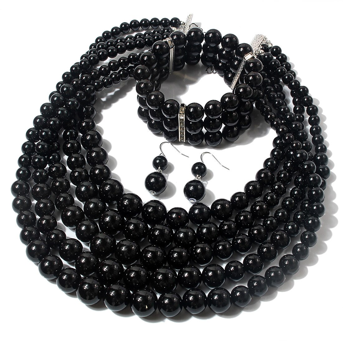 Earrings Pearl Necklace Choker Bracelet 3 Pcs Flapper Accessories Retro Vintage 1920s Alloy For The Great Gatsby Cosplay Women's Costume Jewelry Fashion Jewelry 2025 - $19.99 –P5