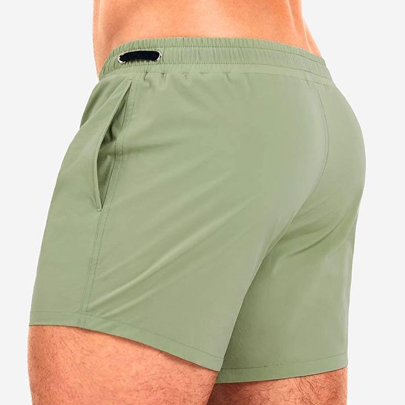 Men's Swimwear Swim Shorts Swim Trunks Boxer Swim Shorts Shorts Plain Comfort Breathable Outdoor Daily Going out Sports Hawaiian White Pink 2025 - $20.99 –P10