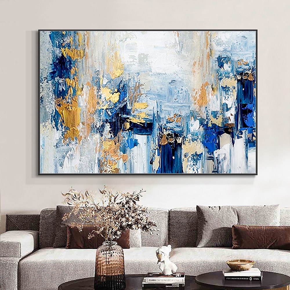 Mintura fait à la main texture épaisse peintures à l'huile sur toile art mural décoration moderne image abstraite pour la décoration intérieure roulé sans cadre peinture non étirée de 2025 ? $75.99 –P1