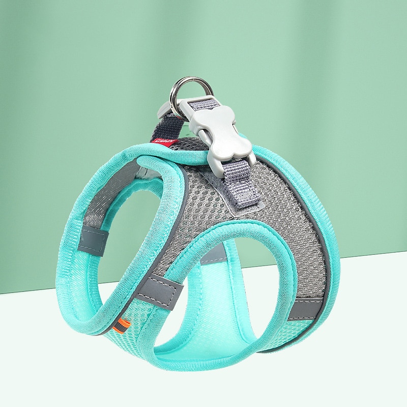 harnais pour animaux de compagnie & laisse protégez votre chat avec ce harnais de conception multicolore réfléchissant et respirant pour chat de 2025 ? $18.49 –P8