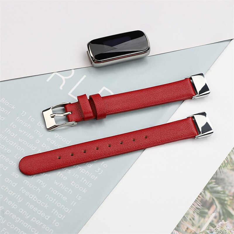 Reim til Smartklokke Kompatibel med Fitbit Luxe Ekte lær Smartklokke Stropp Justerbar Kvinner menn Sportsrem Erstatning Armbånd 2025 - $17.99 –P14