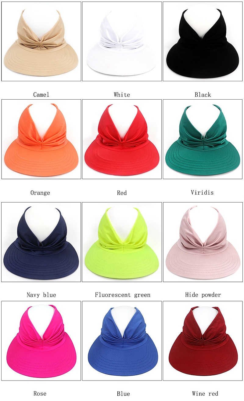 Spring And Summer New Hat Female Sun Visor Baseball Cap Female Anti-ultraviolet Personality Adult Empty Top Hat 2025 - $20.99 –P1