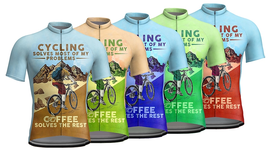 Men's Cycling Jersey Graphic Letter & Number Funny Short Sleeve Bike Jersey Top with 3 Rear Pockets Mountain Bike MTB Road Bike Cycling Quick Dry Reflective Strips Back Pocket Moisture Wicking Sports 2026 - $29.99 –P1