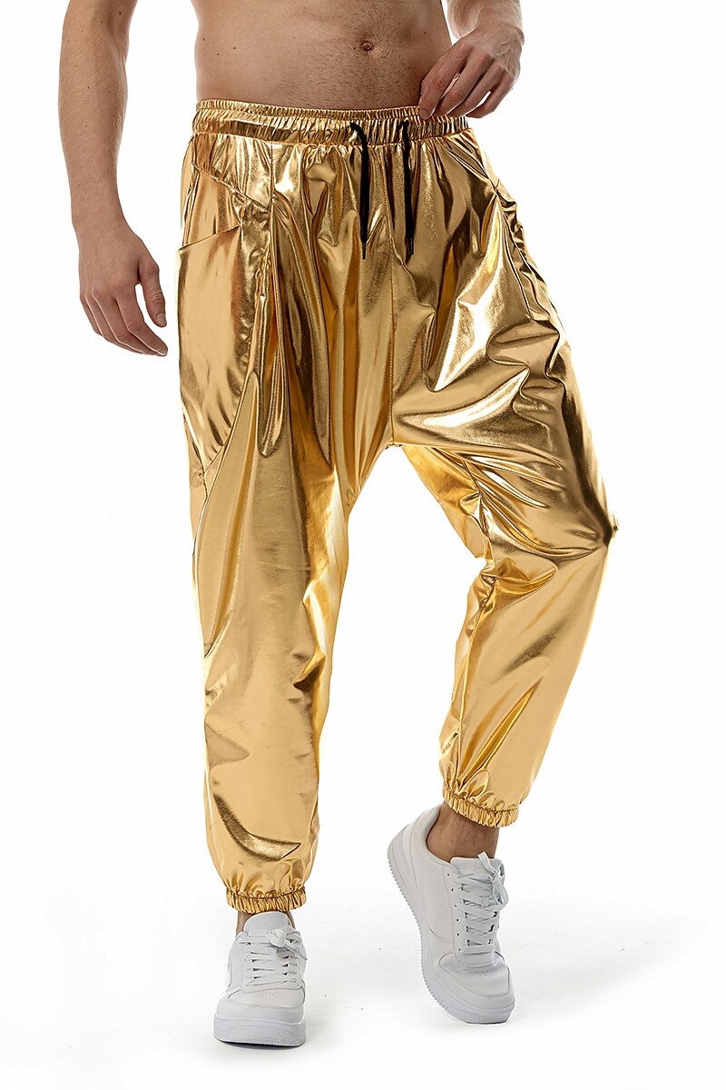 Herren Jogginghose Jogger Hose Hosen Freizeithose Paillettenhose Elastische Taille Elastischer Ärmelbund Einfarbig Windundurchlässig Atmungsaktiv In voller Länge Casual Ausgehkleidung Athleisure 2025 - $32.99 –P7