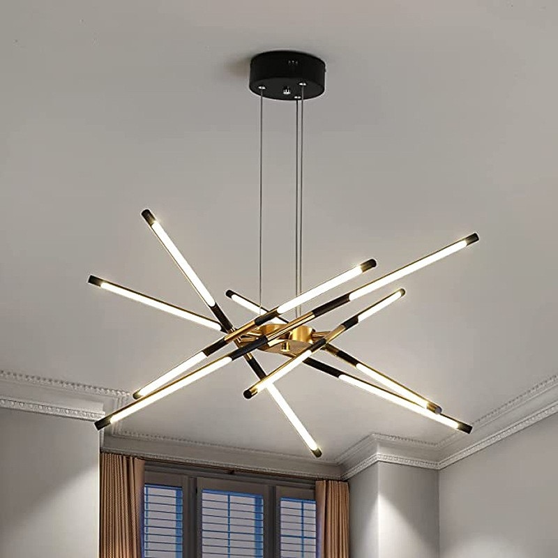 80 cm Dimmable Sputnik Design Cluster Design Chandelier Metal Layered ...