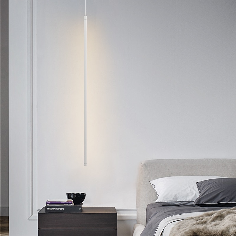 LED závěsné světlo 1-světlo 60 cm 12w line design závěsné světlo hliníkové světlo moderního stylu do kanceláře, ložnice, obývacího pokoje 110-240v 2025 - $84.99 –P2